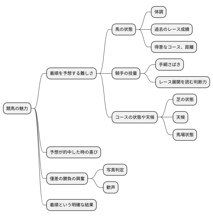 着順と競馬の魅力